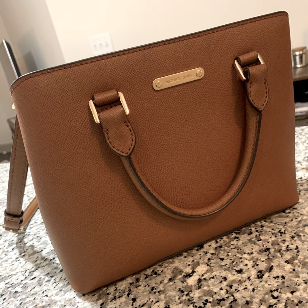 Michael Kors cognac purse